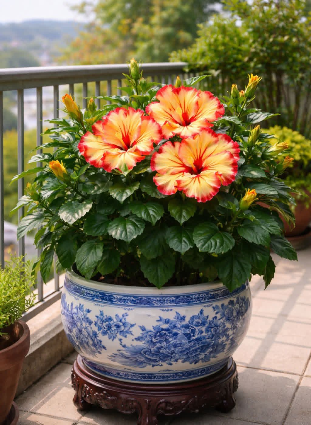 Exotic Rare Hibiscus/gudhal Flower Live Plant (pack Of - 1)