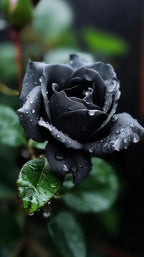 Rare Back Rose Flower Hybrid Plant (pack Of - 1)