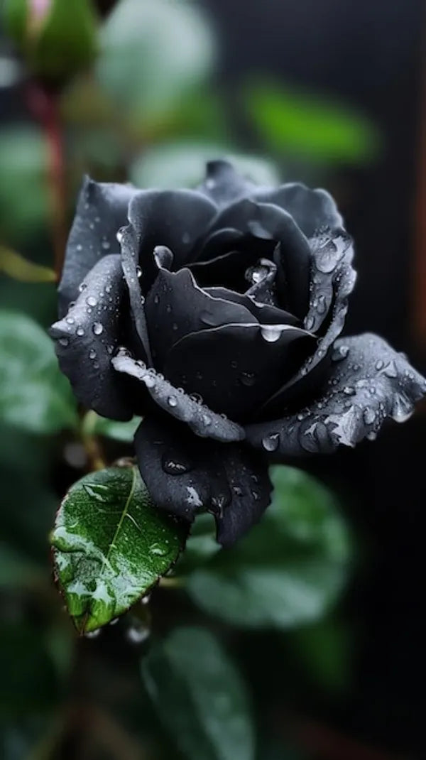 Rare Back Rose Flower Hybrid Plant (pack Of - 1)
