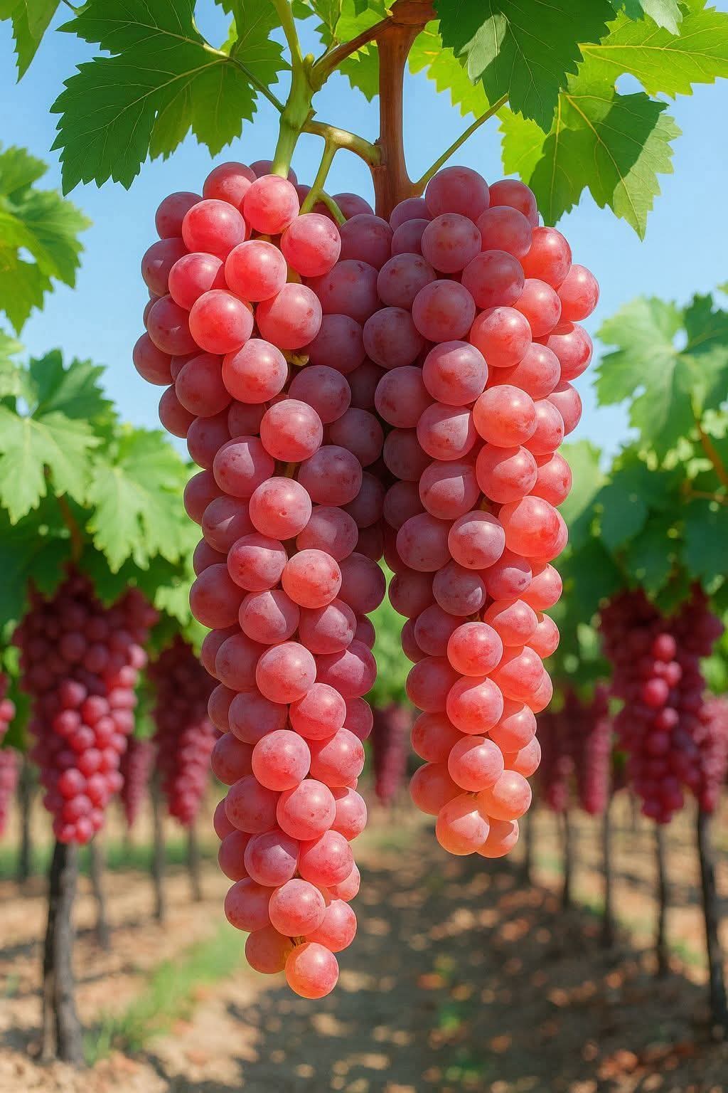 Rare Red Grapes Hybrid Air Learning Fruit Plant (pack Of - 1)